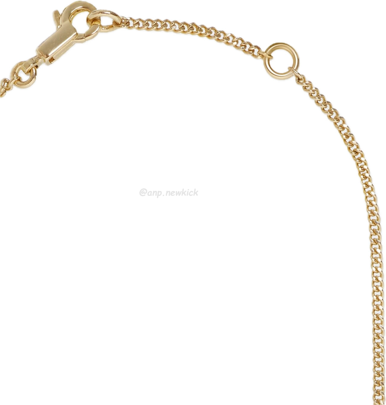 Celine Gold Brass Alphabet Y Neck Chain (4) - www.newkick.vip